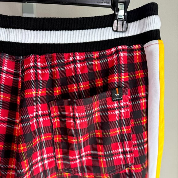 Mens Athletic Hip Hop Premium Slim Fit Track Pants Sweatpants w/ Side Taping 2XL - Picture 9 of 14